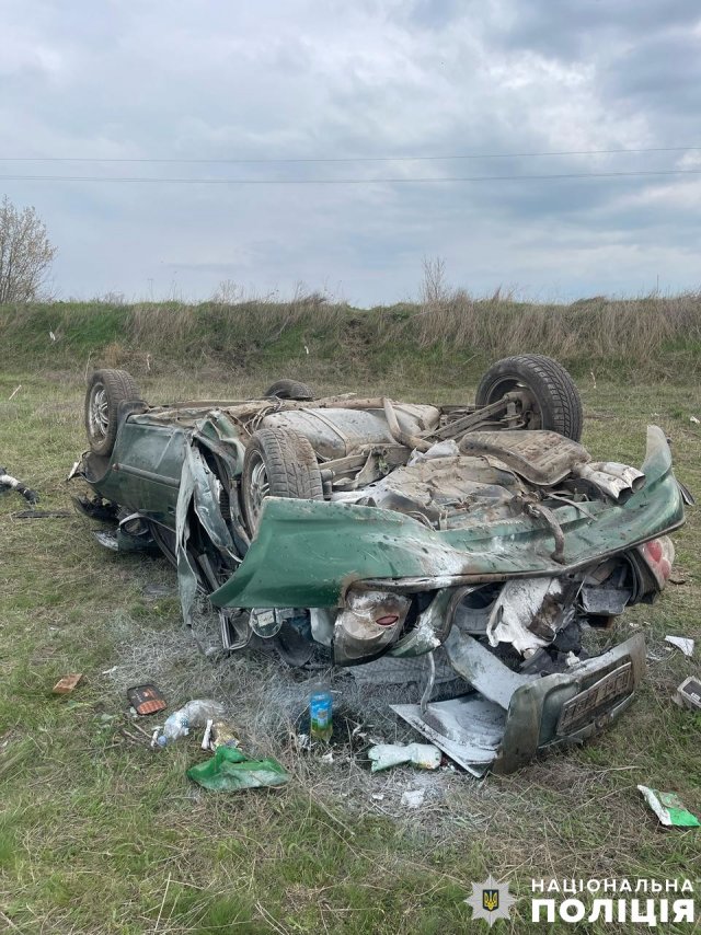 На Бериславщині нетверезий водій вчинив ДТП із постраждалими