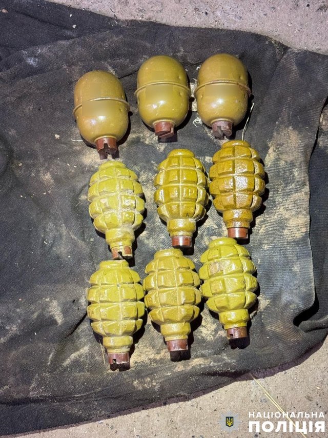 На Херсонщині поліцейські вилучили арсенал боєприпасів