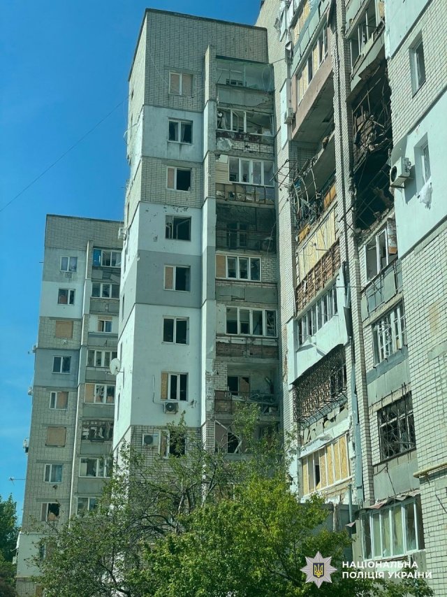 На Херсонщині внаслідок російських обстрілів п’ятеро людей поранено та пошкоджено понад 20 об’єктів