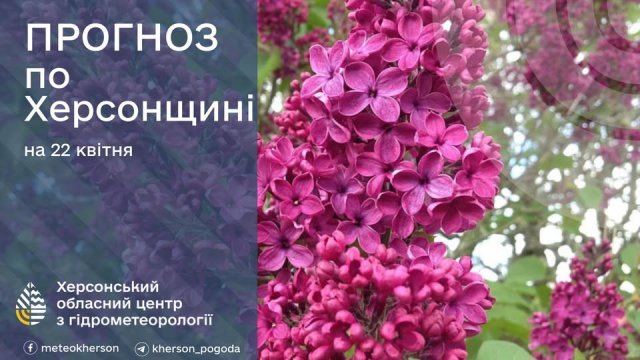 Завтра на Херсонщині очікується мінлива хмарність без опадів