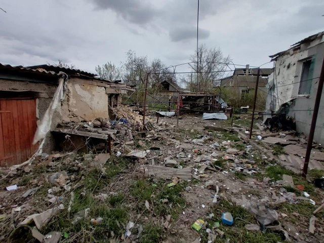 Учора ввечері російська армія обстріляла село Милове