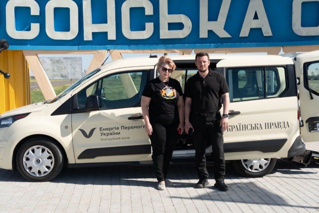 Чорнобаївська громада отримала спеціалізоване авто від благодіників