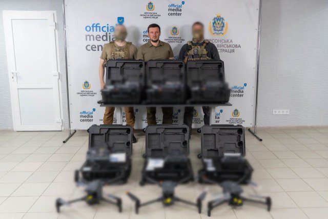 Парк безпілотної авіації оборонців Херсонщини поповнився шістью розвідувальними дронами