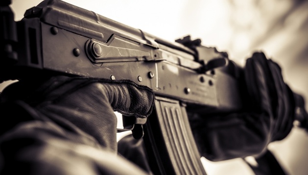 У Генічеську окупанти роздавали георгіївські стрічки під прицілом автоматів