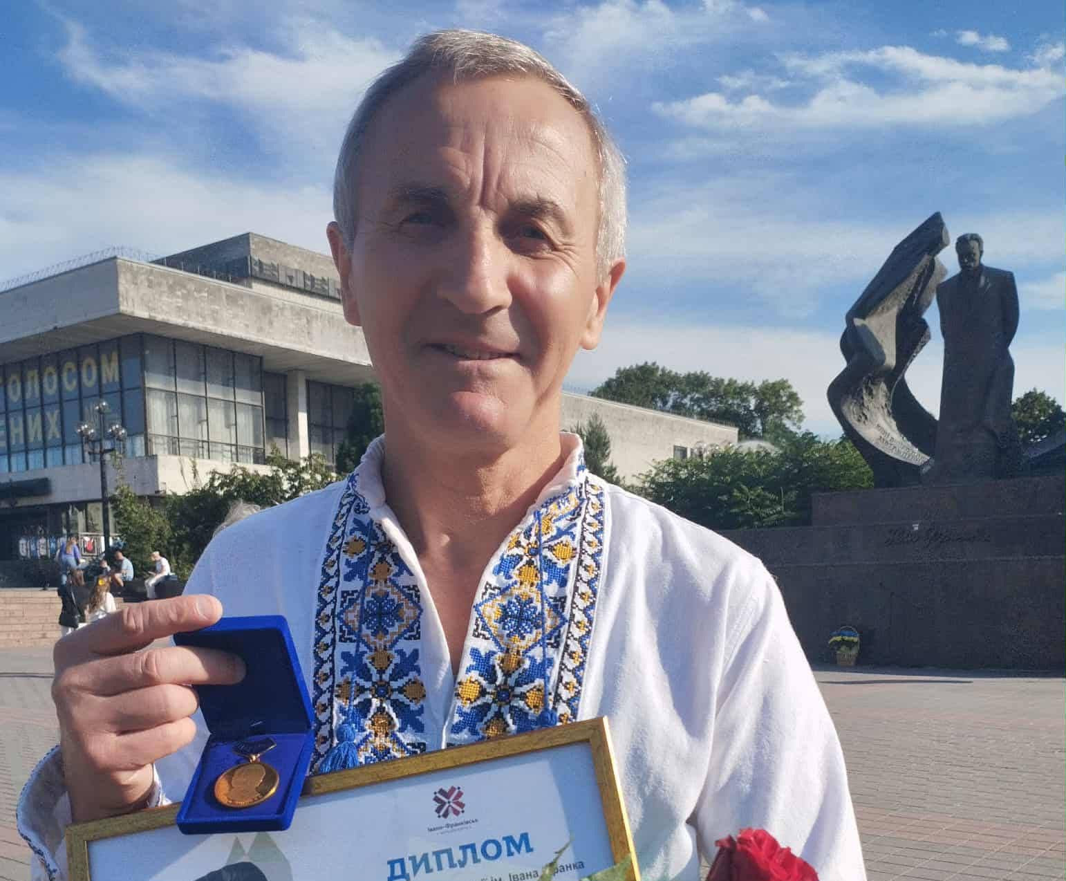 Херсонський поет Василь Загороднюк отримав премію імені Івана Франка