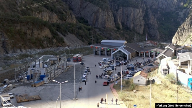 Пункт пропуску на російсько-грузинському кордоні, де утримували звільнених з місць відбування покарання громадян України