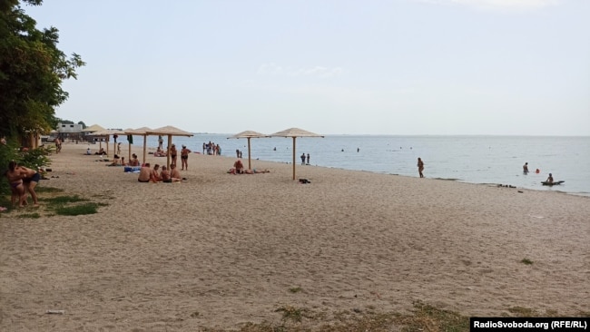 Пляж Бердянська, 2022 рік