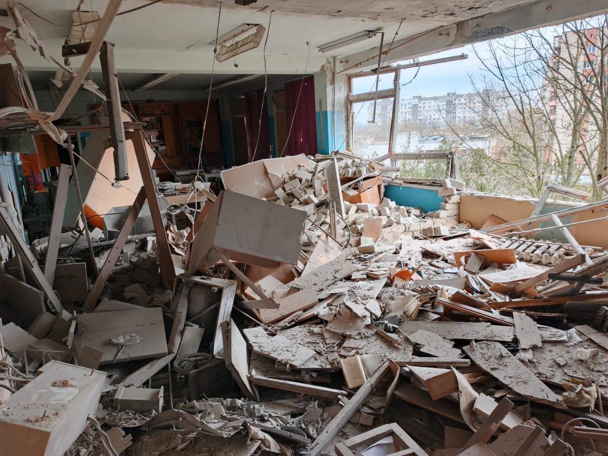 окупанти вчергове обстріляли ХДУ