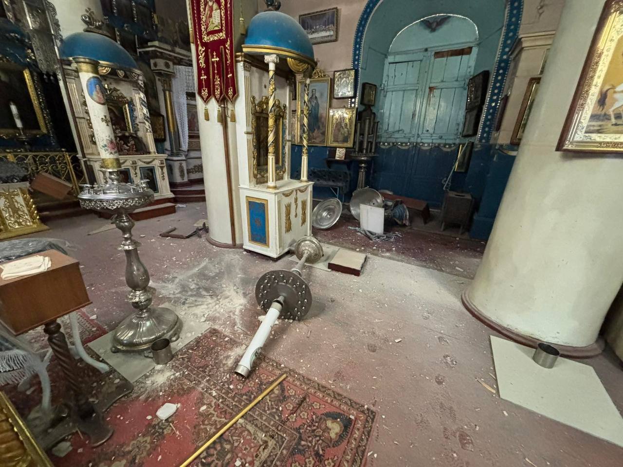 У Херсоні під час обстрілу було пошкоджено Греко-Софіївський храм (ФОТО)