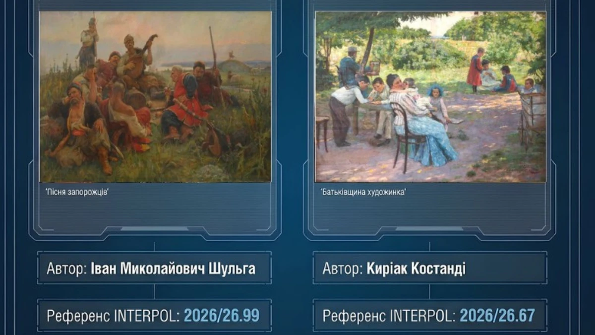 Інтерпол почав міжнародний розшук картин, викрадених з музеїв Херсона під час окупації