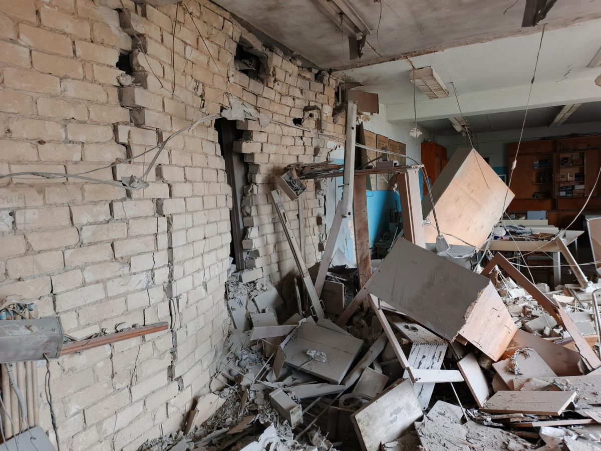 окупанти вчергове обстріляли ХДУ