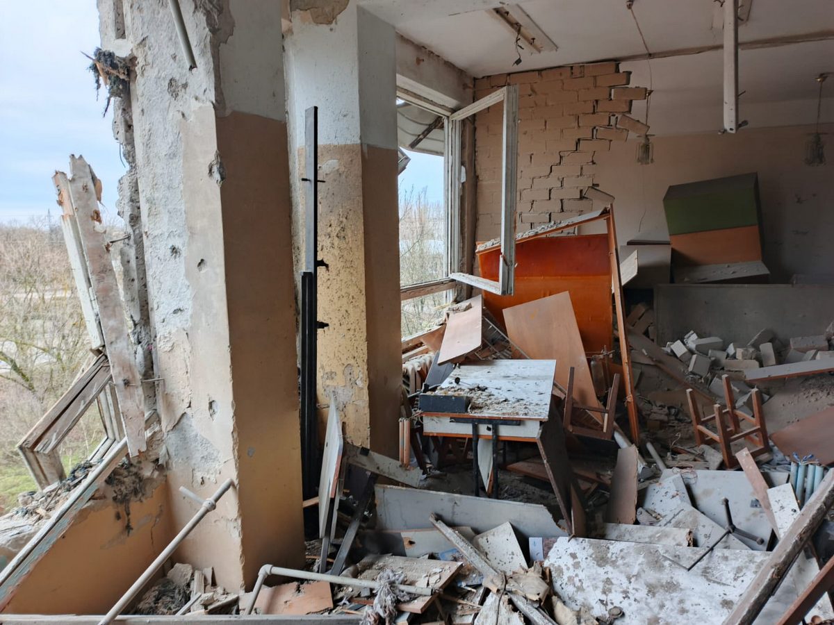 окупанти вчергове обстріляли ХДУ