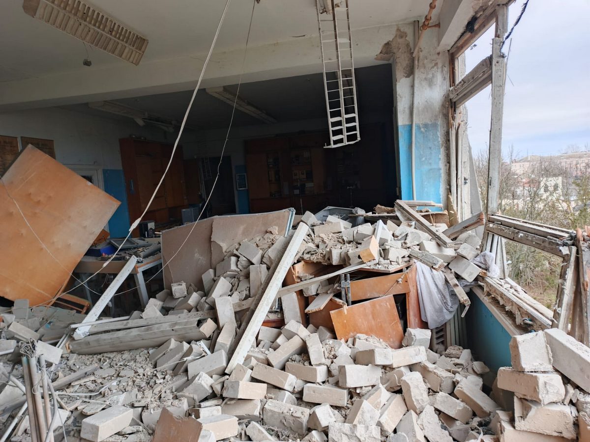 окупанти вчергове обстріляли ХДУ