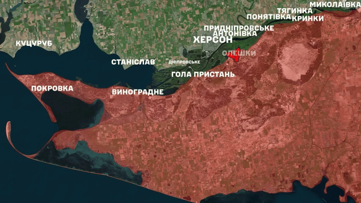 Російські військові тричі атакували позиції українських захисників на Придніпровському напрямку