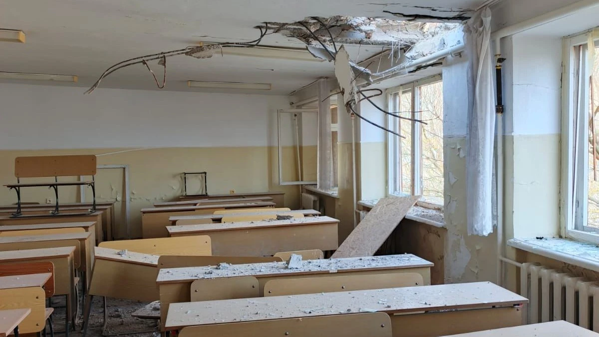 Війська РФ знову обстріляли один із херсонських університетів. ФОТО
