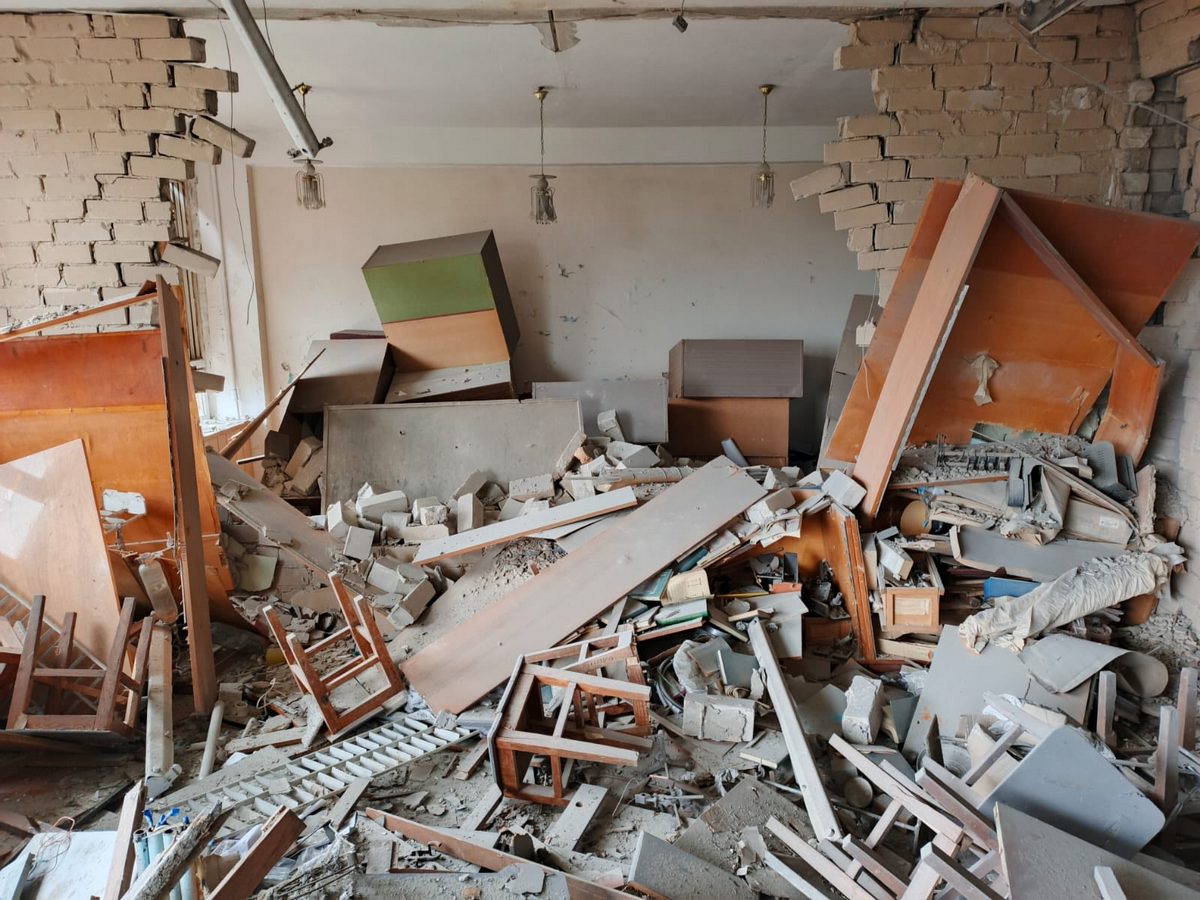 окупанти вчергове обстріляли ХДУ