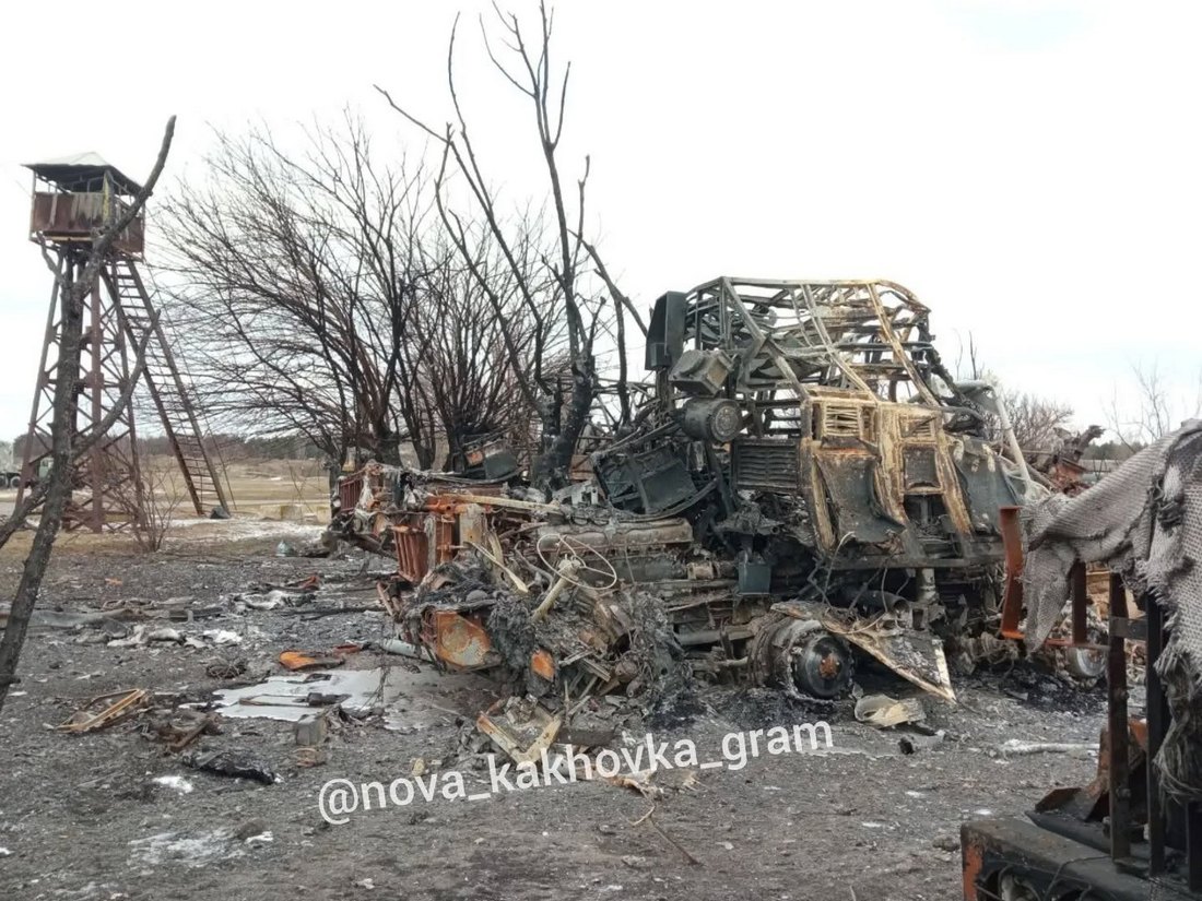 24 лютого 2022 року біля Нової Каховки ворог розбив військову частину
