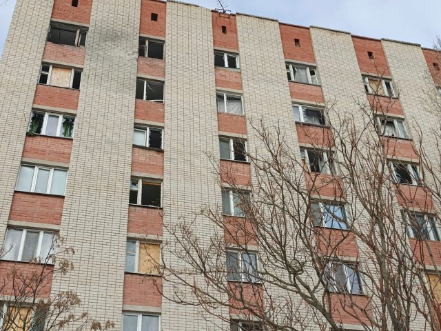 Війська РФ атакували гуртожиток одного з херсонських університетів. ФОТО