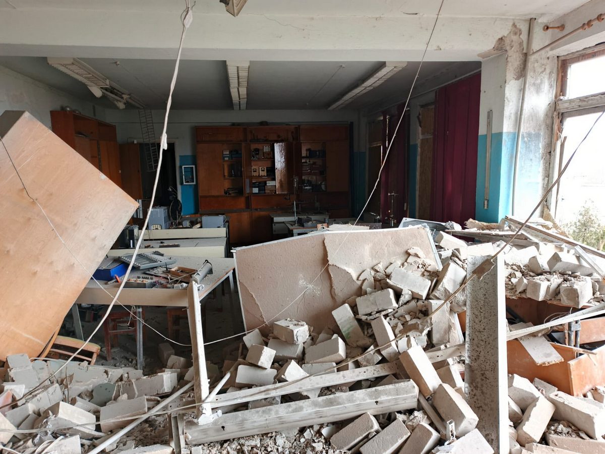 окупанти вчергове обстріляли ХДУ