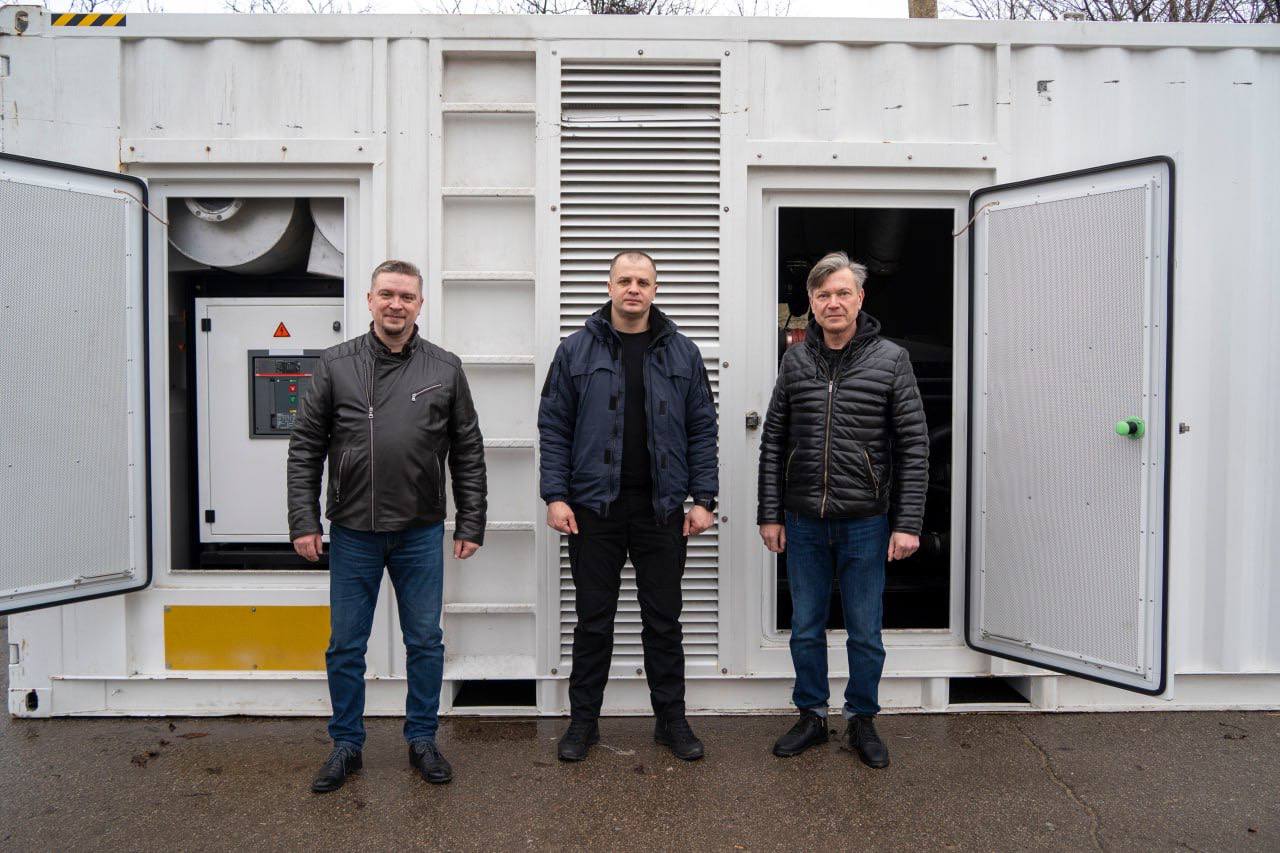 Херсон отримав генератор на 1000 кВт для «Херсонтеплоенерго»