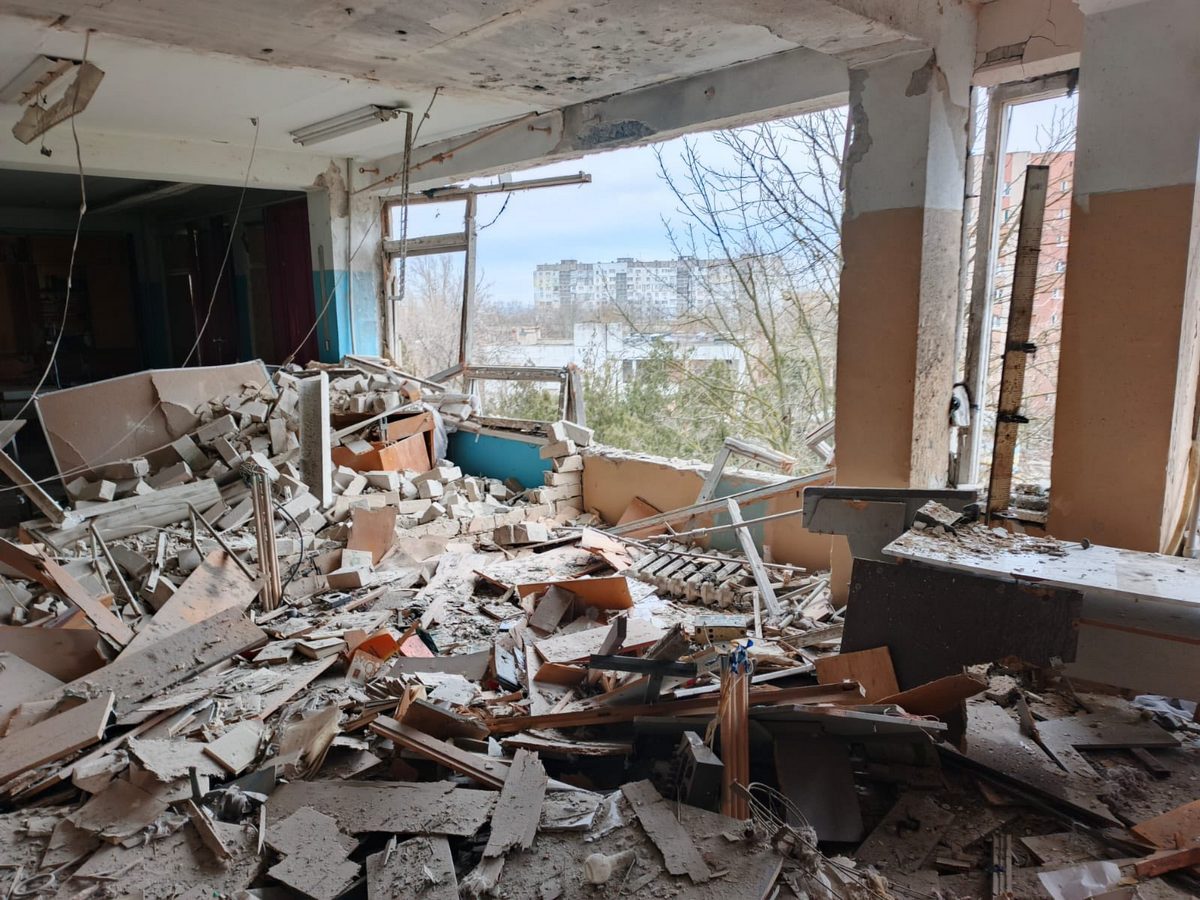 окупанти вчергове обстріляли ХДУ