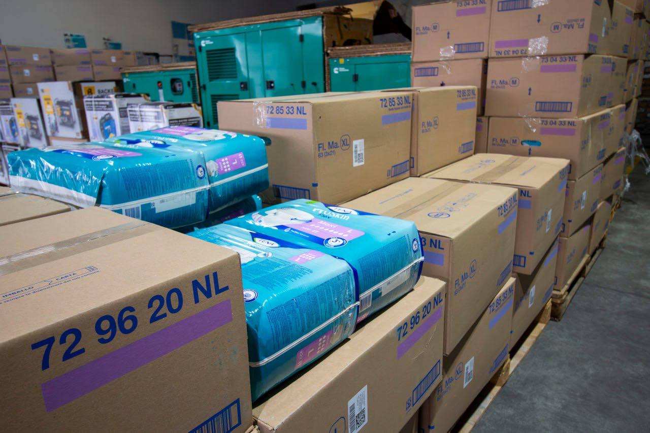 Херсон отримав перший транш гуманітарної допомоги від норвезького Ставангера