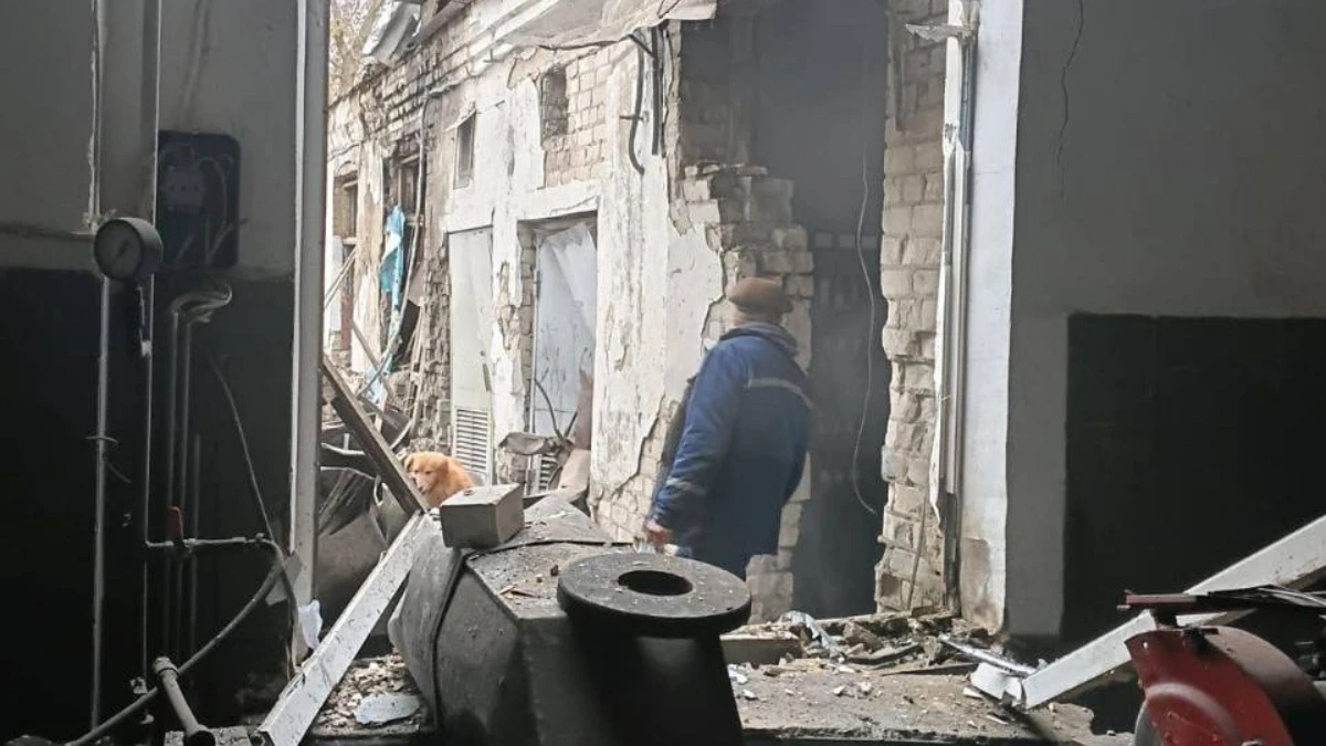 Російські війська скинули з безпілотника вибухівку на територію херсонського комунального підприємства