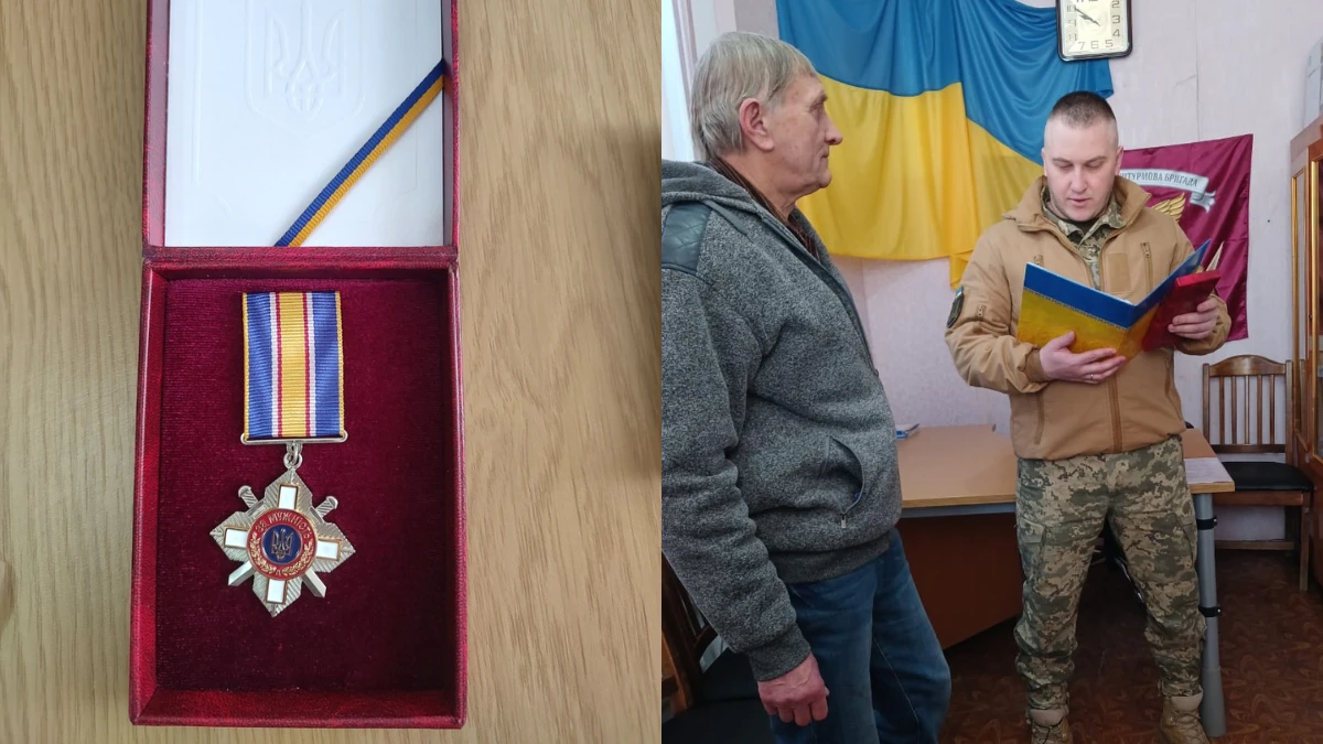 Брату загиблого військового з Херсонщини передали нагороду