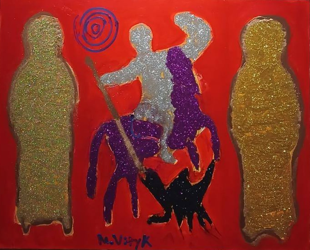 «Сміливе переосмислення сакрального образу»: митець створив сучасну версію ікони, викраденої з музею в Херсоні