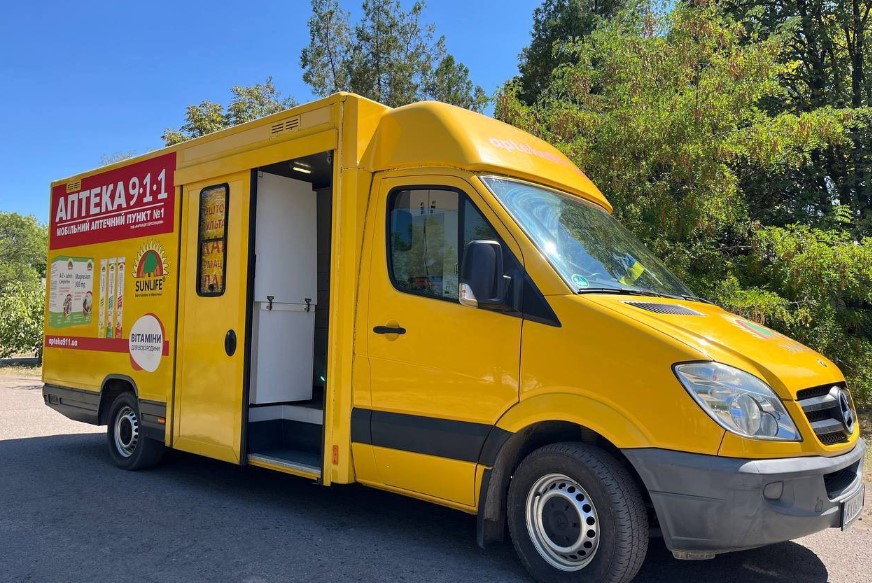 Графік роботи мобільної аптеки на Херсонщині 16-20 березня