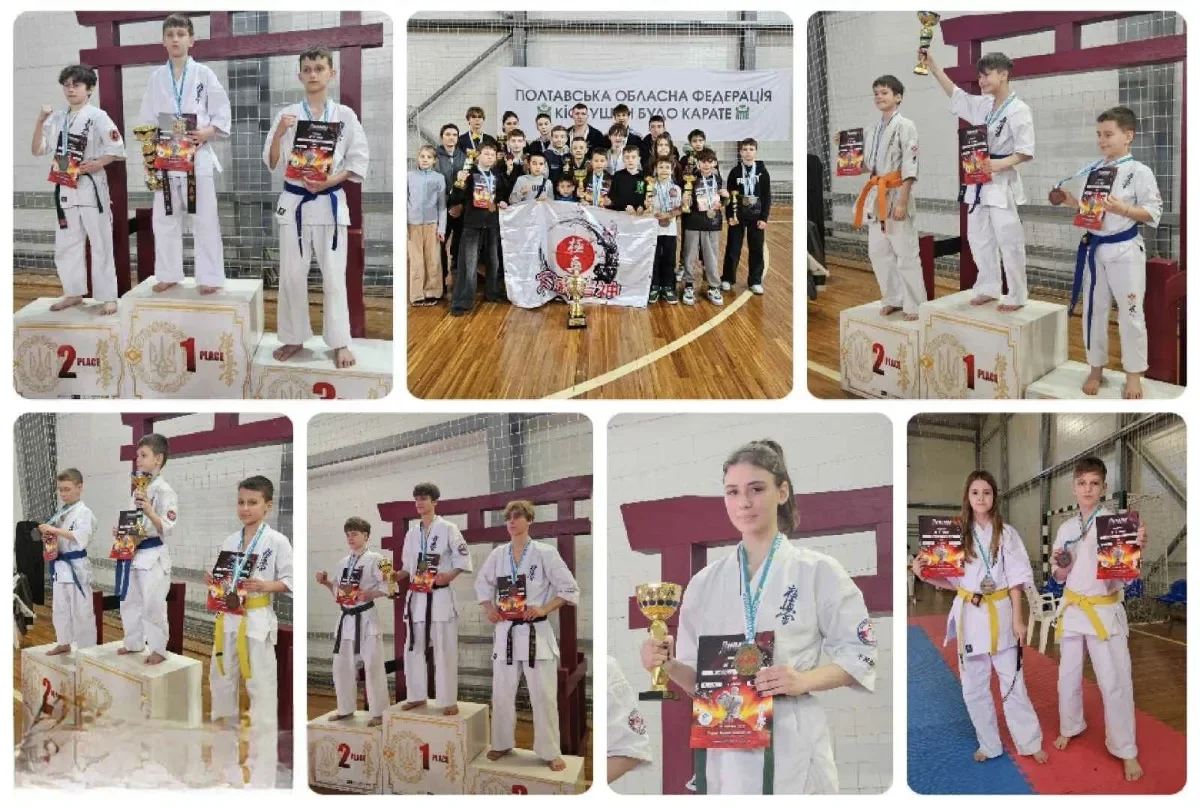 Херсонські каратисти вибороли 17 медалей на чемпіонаті Полтавщини