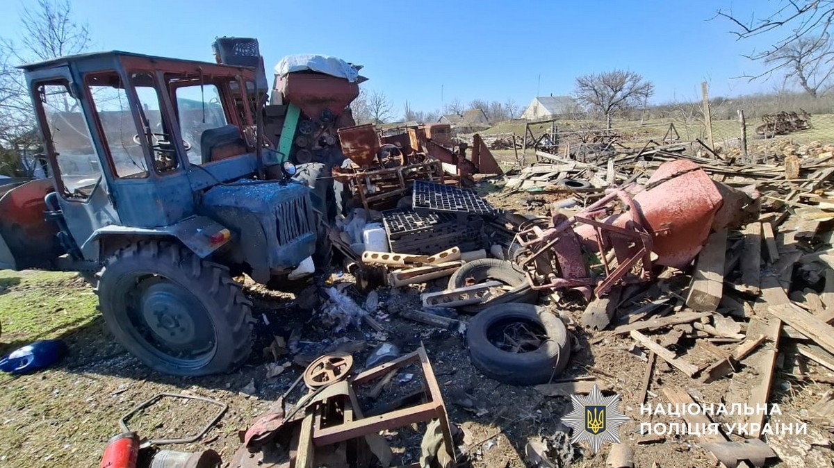 ворожі обстріли Херсонщини