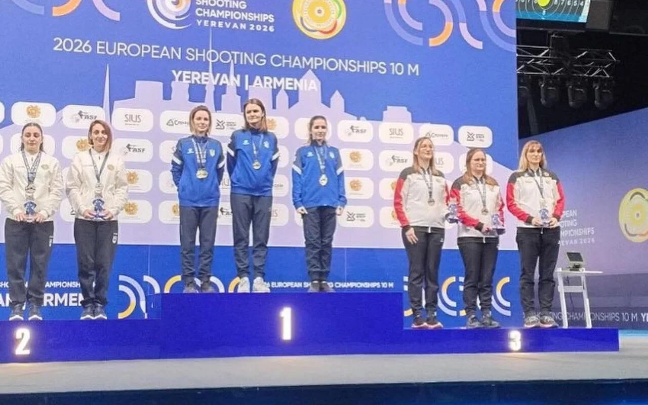 Спортсменка з Херсонщини здобула друге “золото” на Чемпіонаті Європи з кульової стрільби