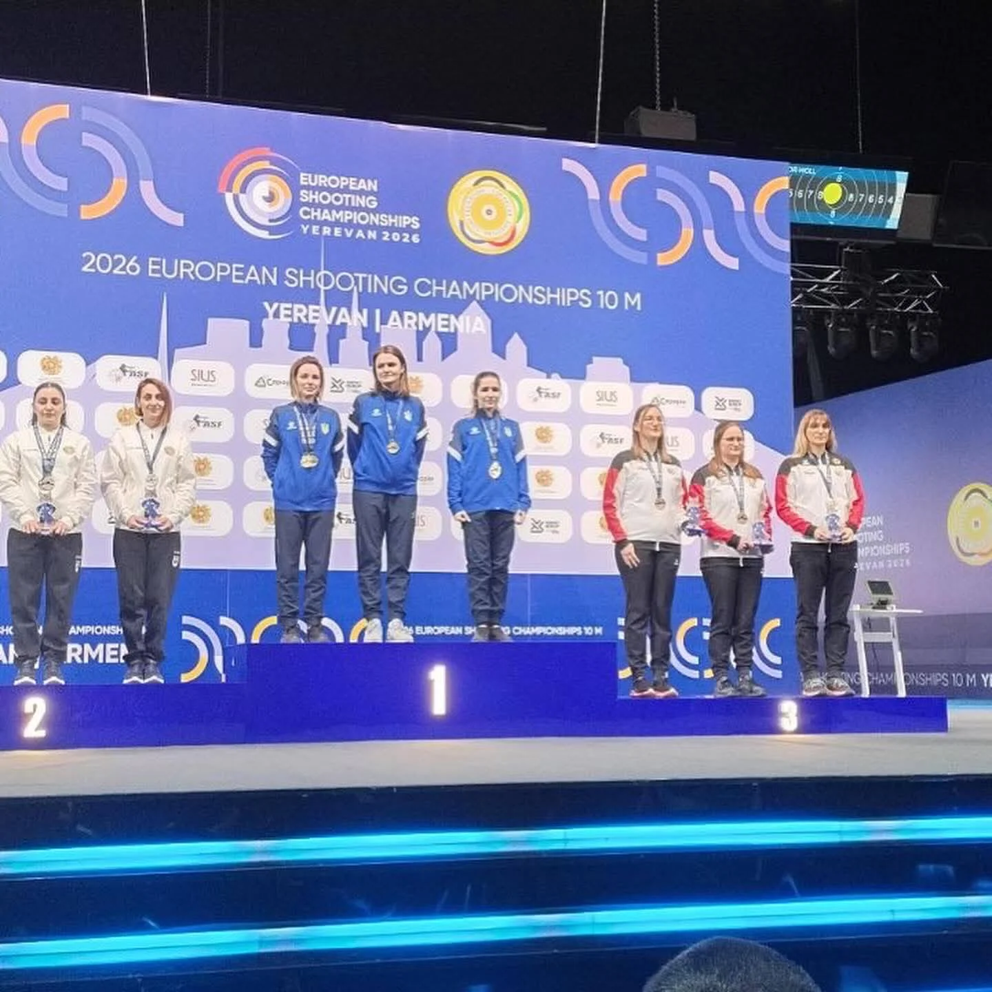 Представниці Херсонщини виступили у складі збірної України, що виграла чемпіонат Європи зі стрільби