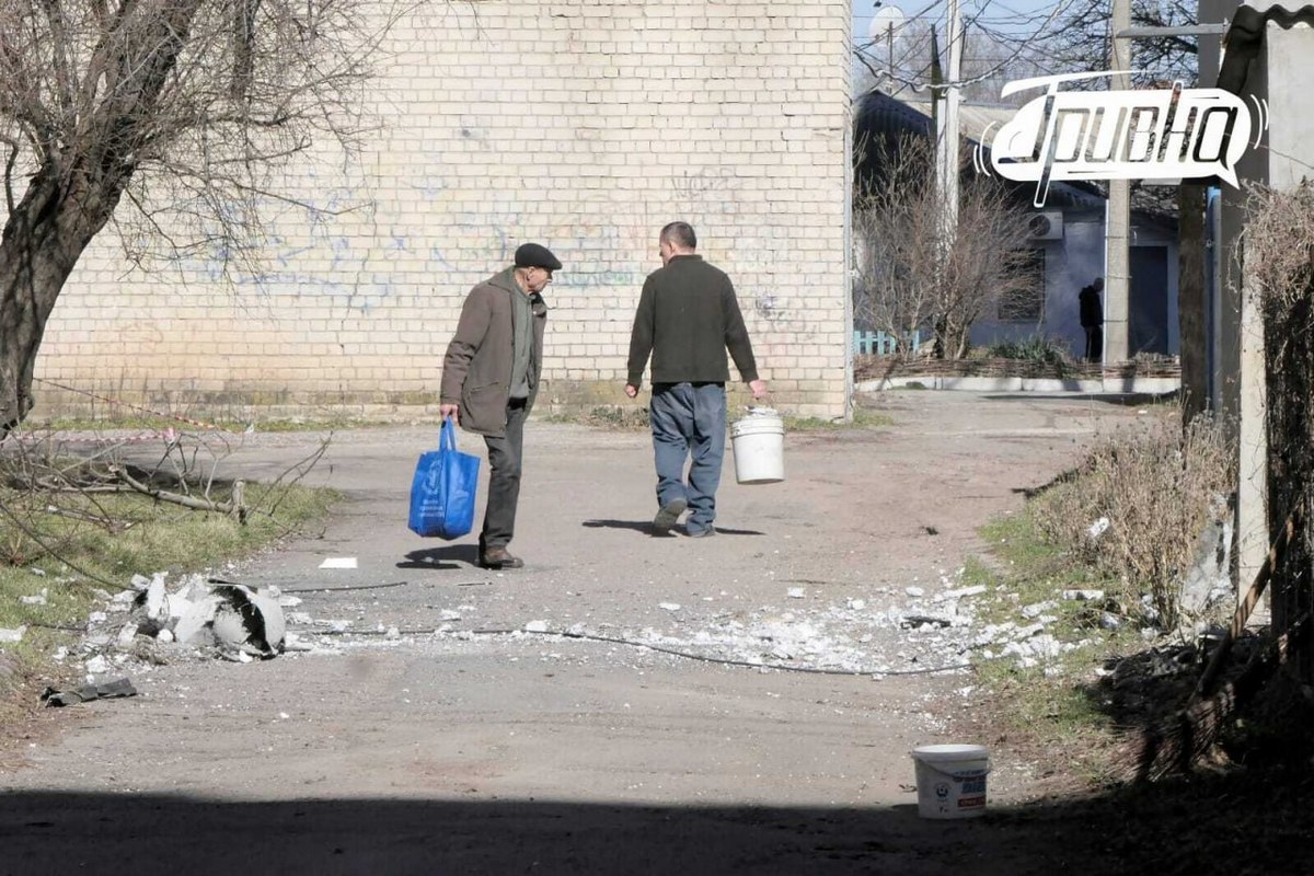 наслідки ворожого обстрілу Херсона