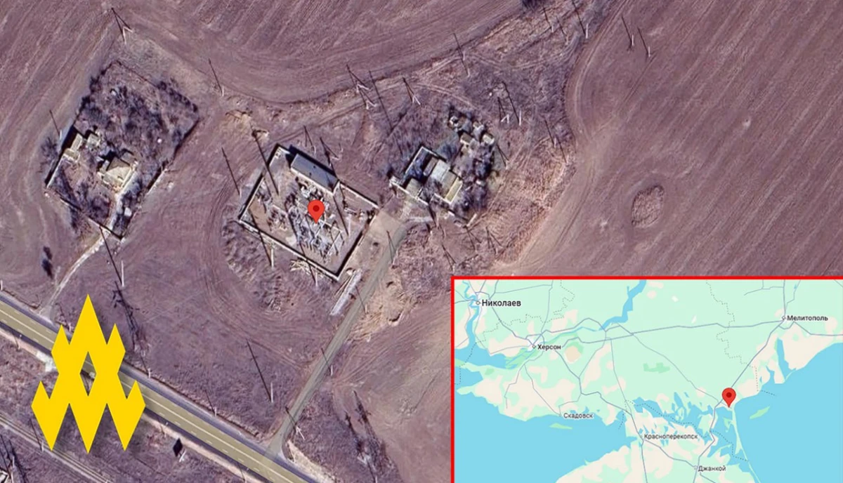 «АТЕШ» зафіксував посилену охорону нової електропідстанції РФ у Генічеську