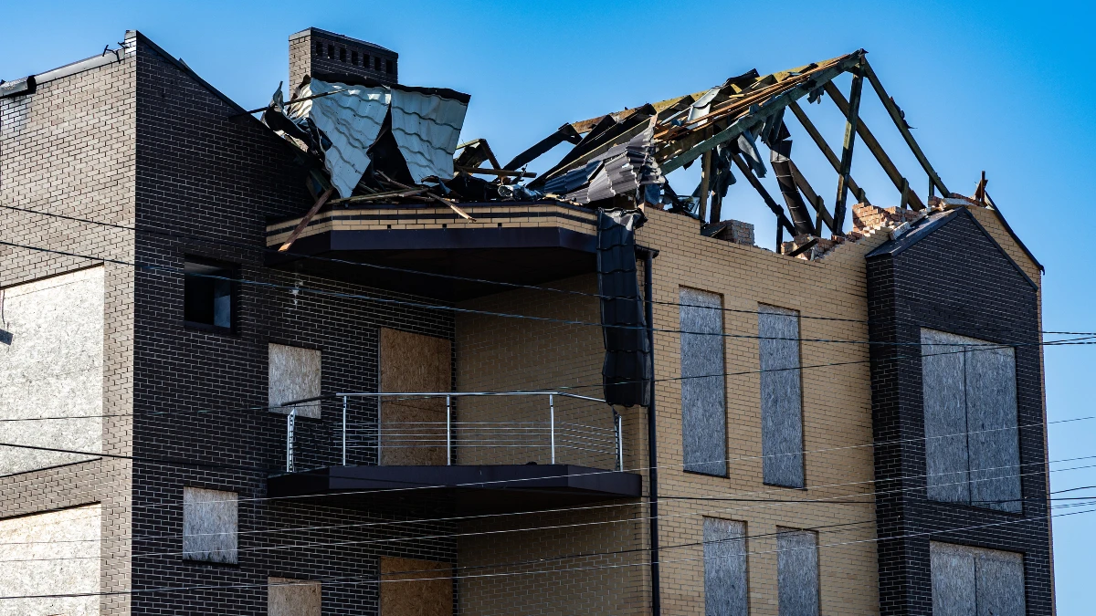 Який вигляд має Херсон після ударів безпілотників російських військ. ФОТО