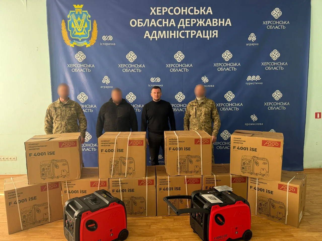 Підрозділи РЕБ на Херсонщині отримали партію генераторів