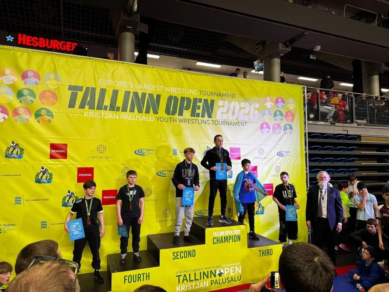 Херсонський борець посів четверте місце на турнірі в Таллінні