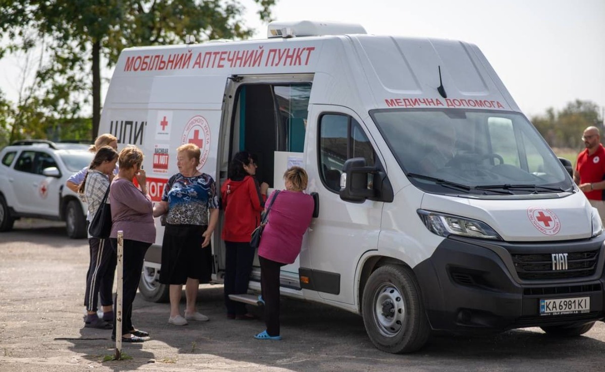 Графік роботи мобільної аптеки на Херсонщині з 30 березня по 3 квітня