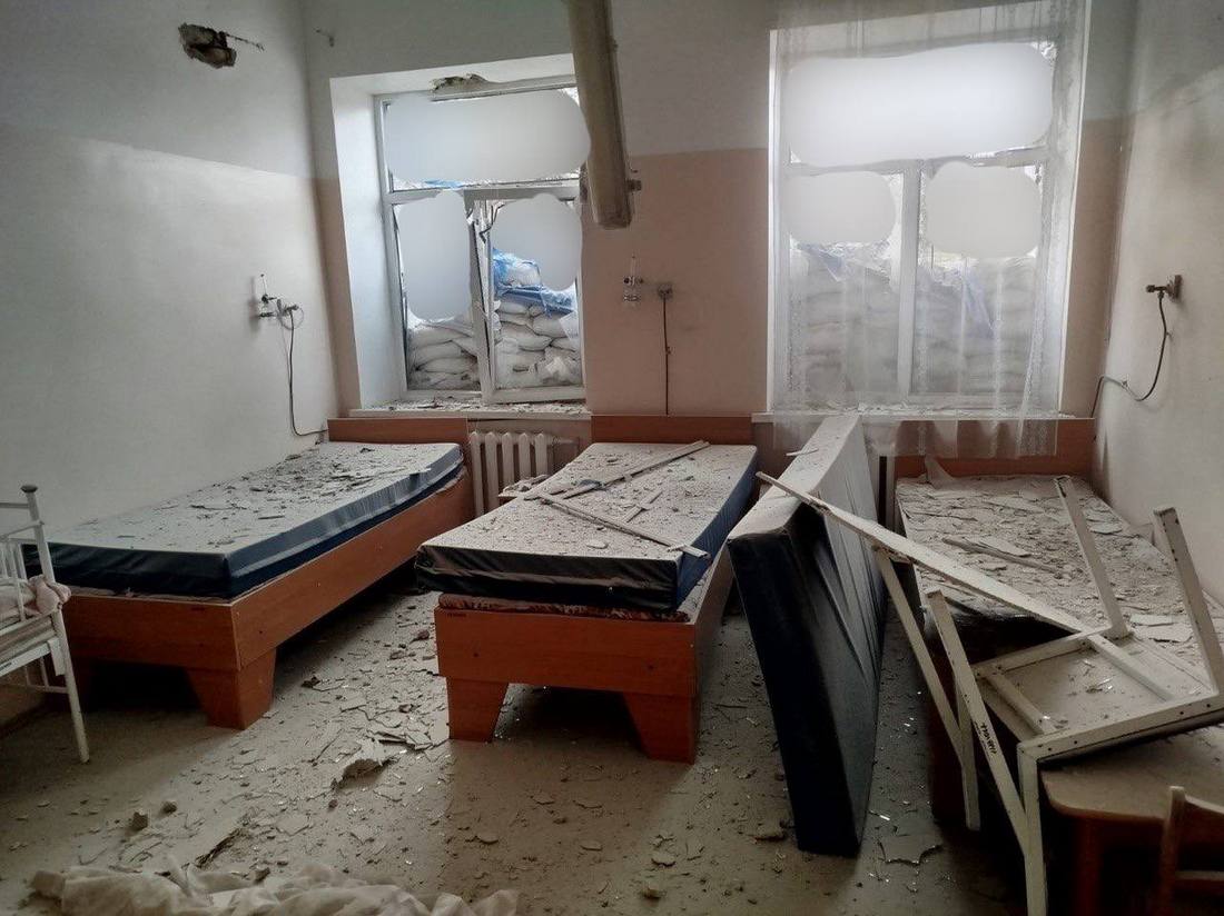 ворог обстріляв медзаклад