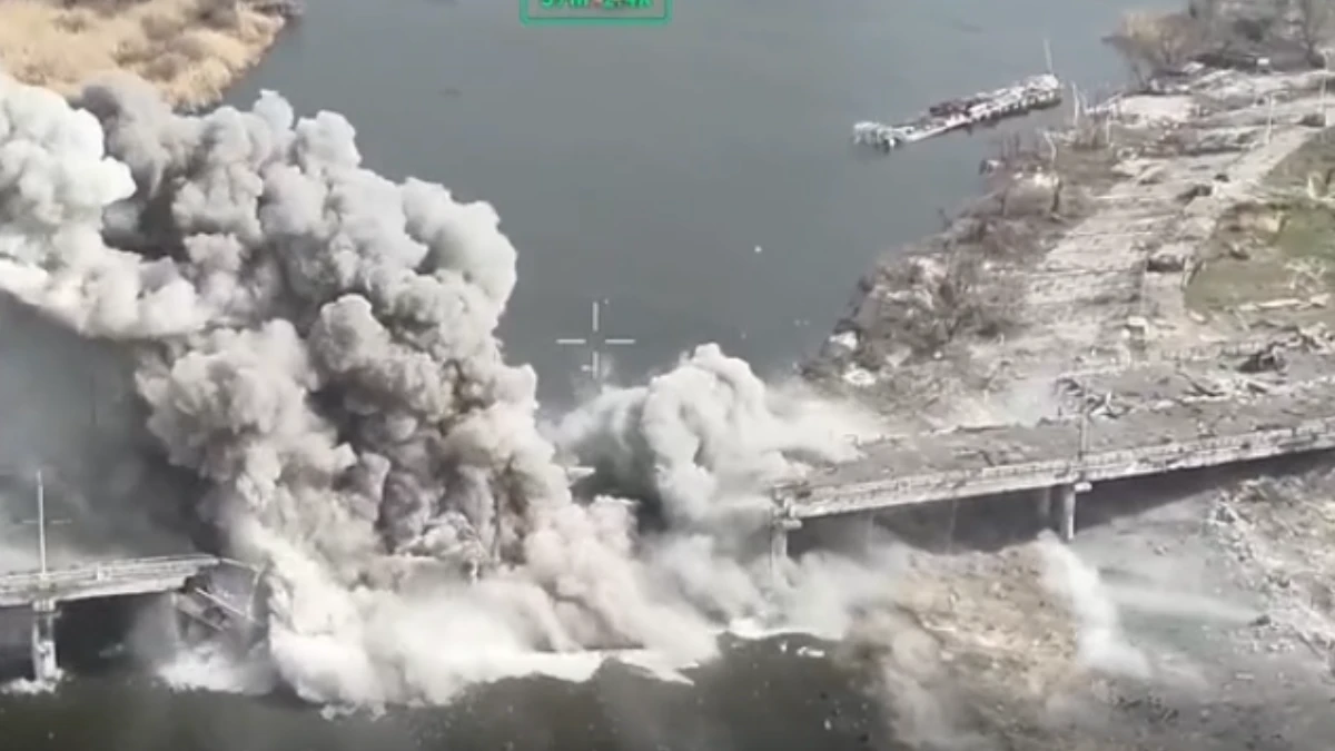 Два місяці готували до знищення міст через річку Конка на Херсонщині. ВІДЕО