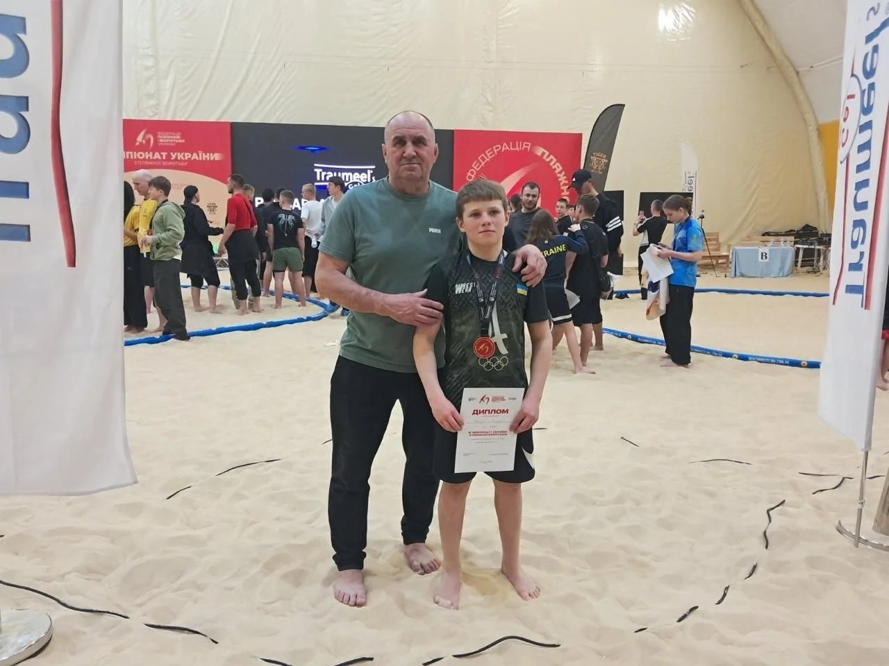Спортсмени з Херсона вибороли призові місця на змаганнях з пляжної боротьби