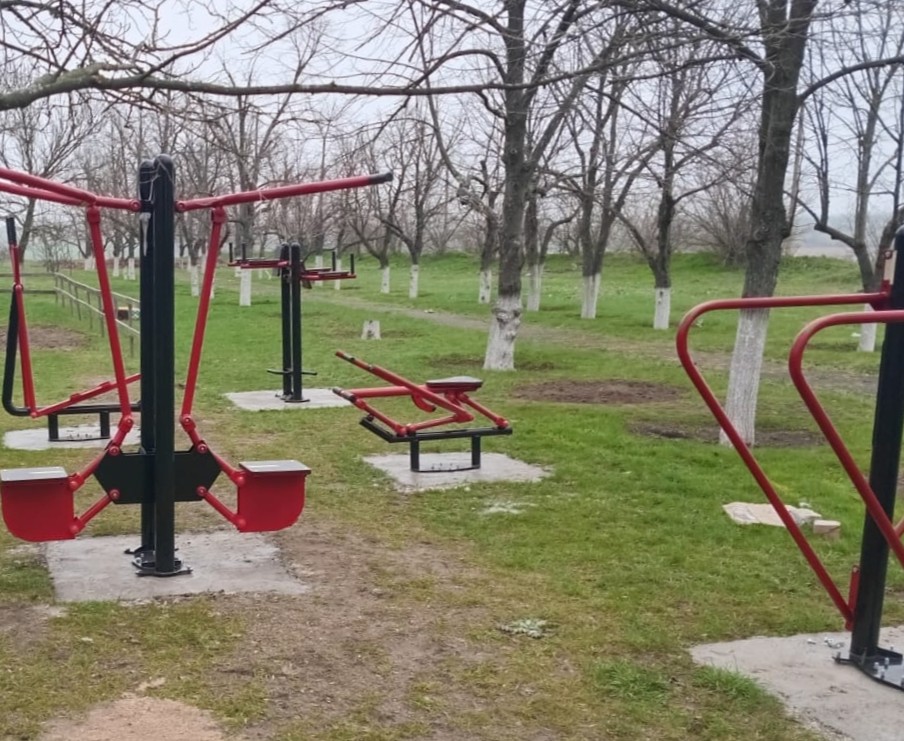 У Дар’ївській громаді облаштували спортмайданчик