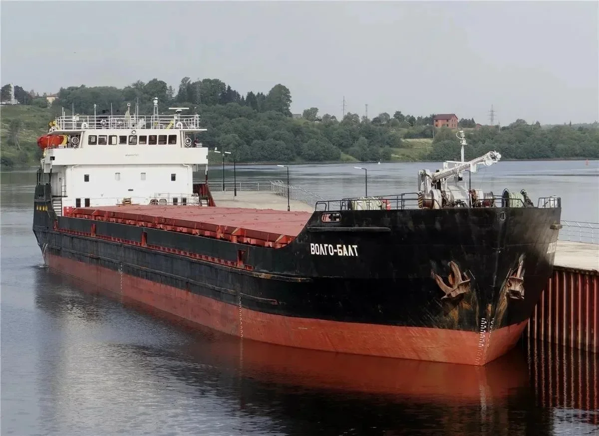 Окупанти показали, як тонув уражений дроном суховантаж із краденим українським зерном (відео)